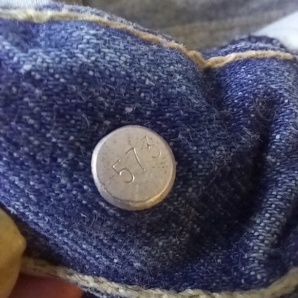 Levi's 573 Brown Tab Jeans-Size 10-Vintage-1987-High Rise-Tapered Leg-USA Made - Picture 9 of 12